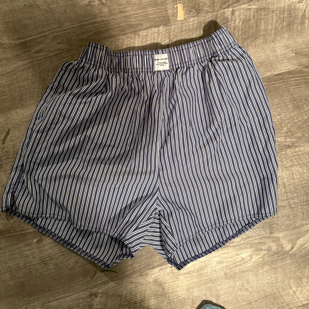 Striped Blue Shorts